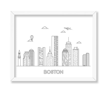 Boston Skyline No2