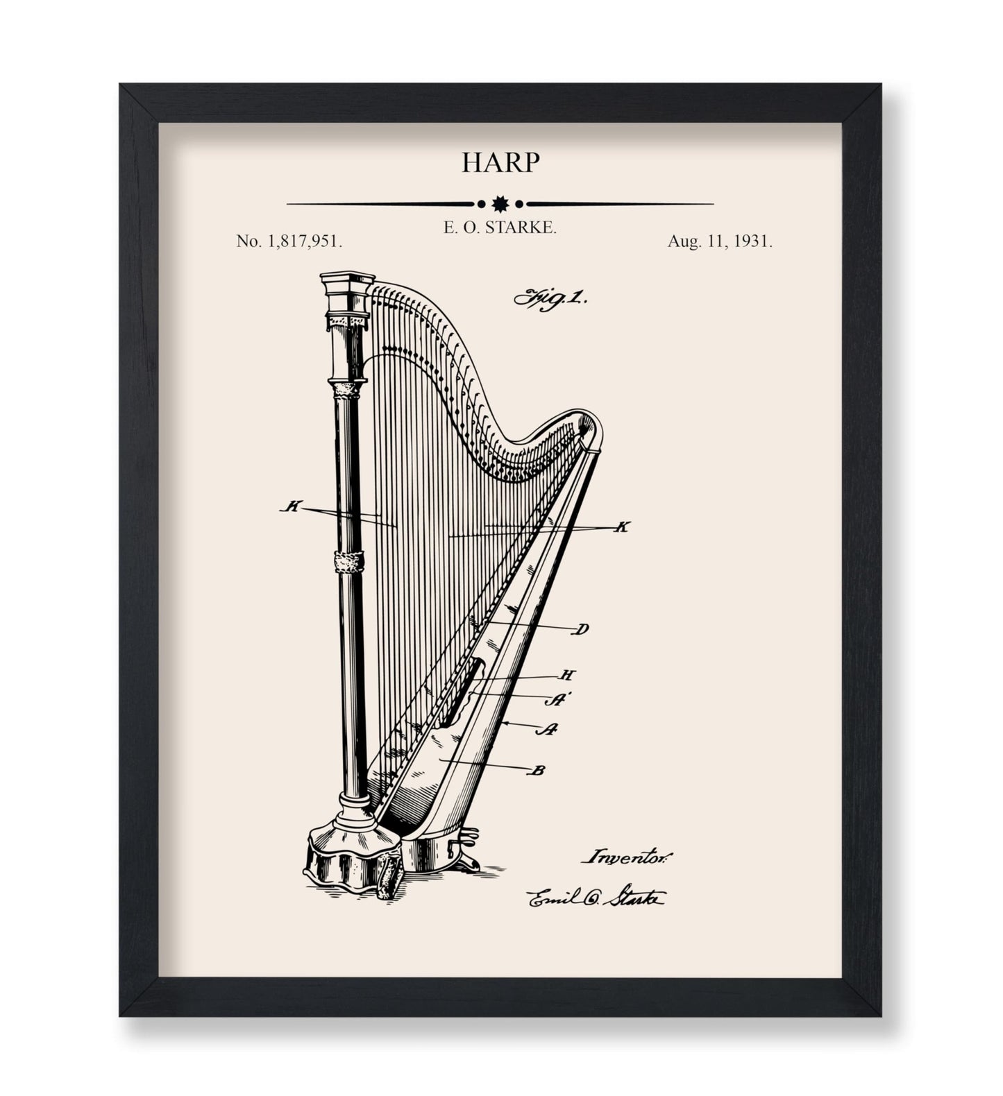Harp Blueprint No1