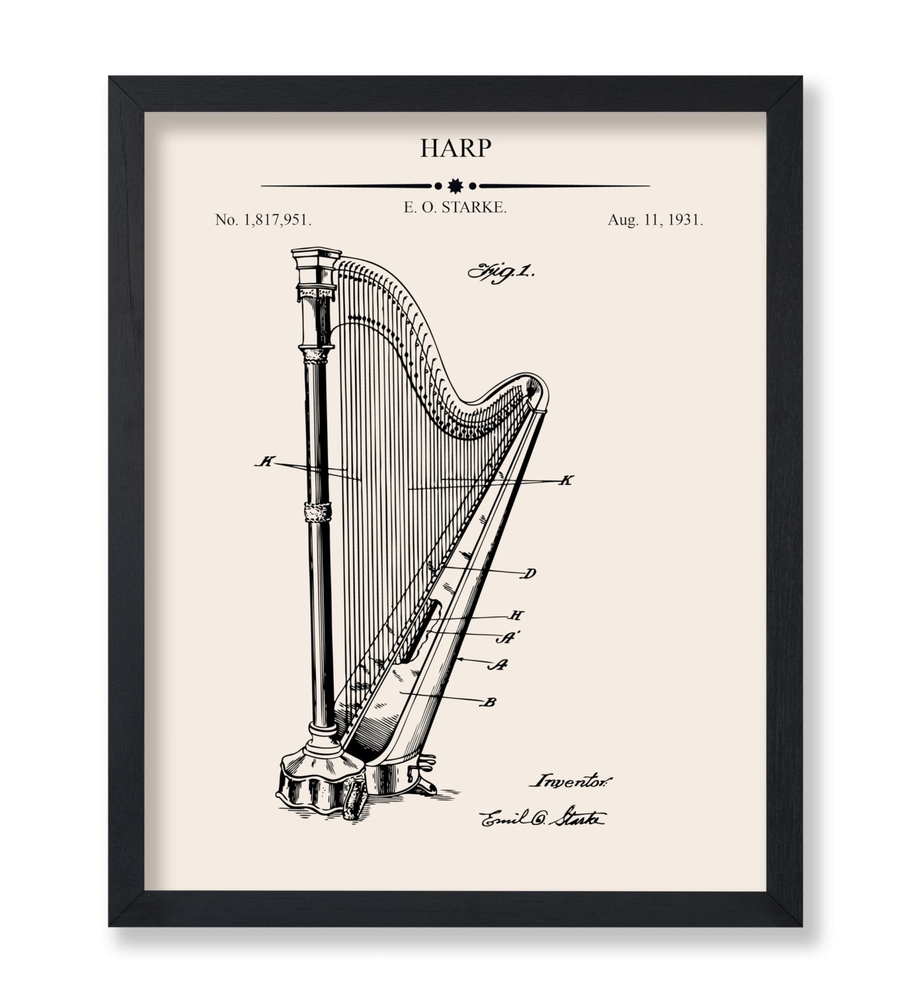 Harp Blueprint No1