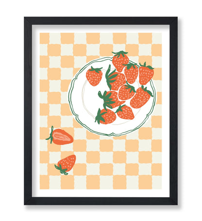 Strawberries on a Plate