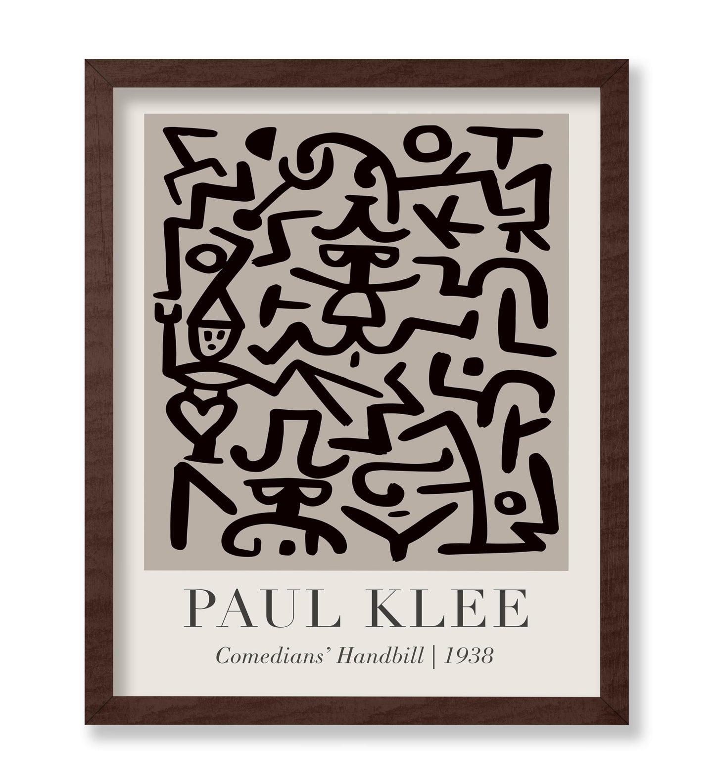 Paul Klee - Comedians' Handbill