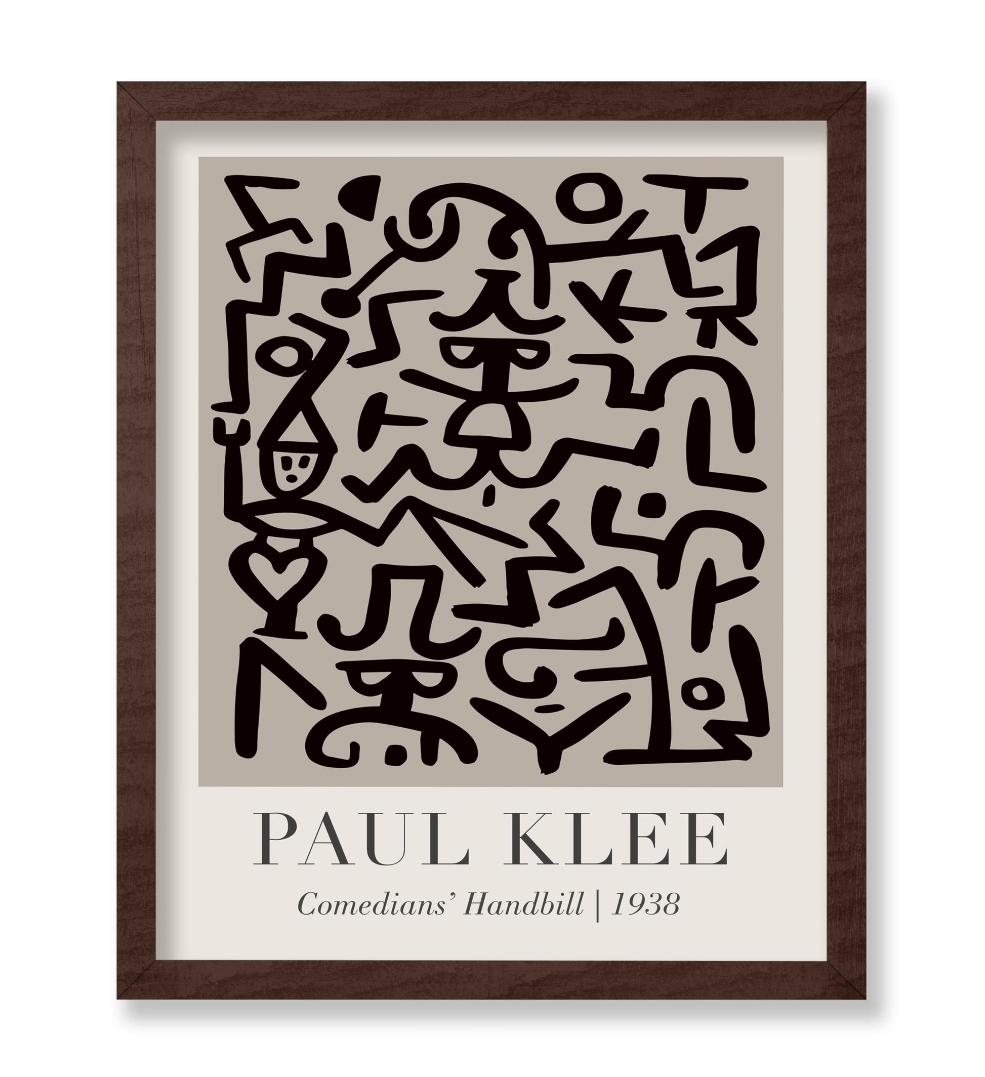 Paul Klee - Comedians' Handbill