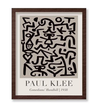Paul Klee - Comedians' Handbill