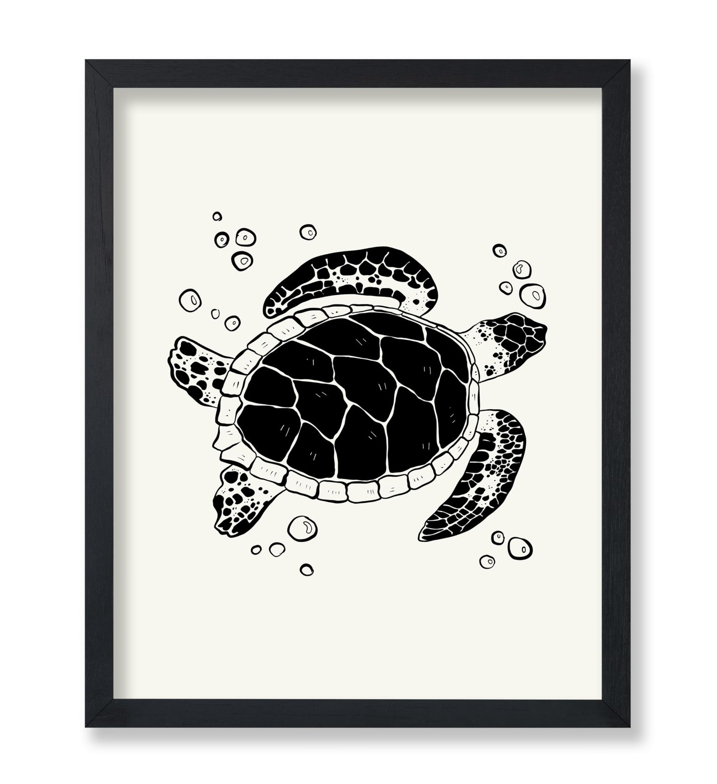 Abstract Sea Turtle