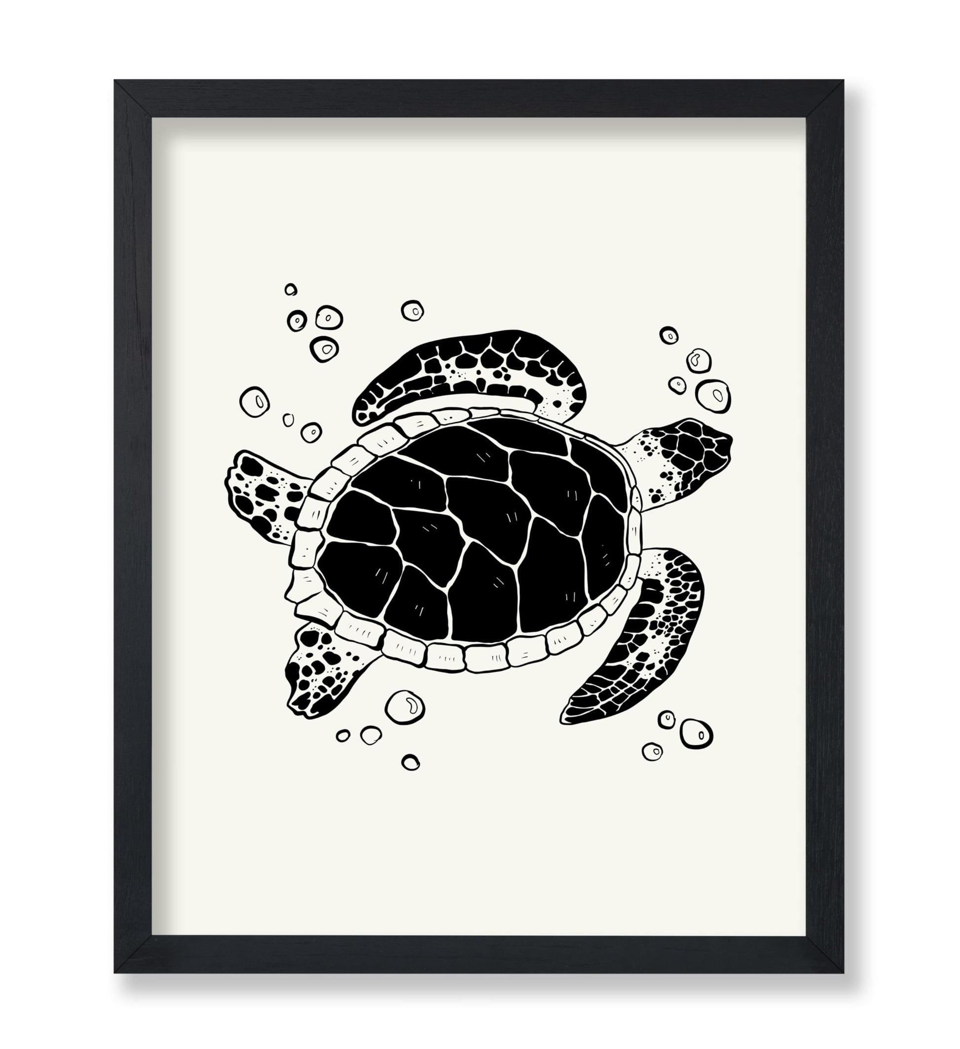 Abstract Sea Turtle