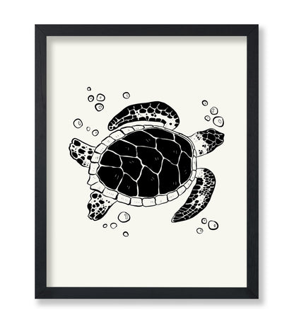 Abstract Sea Turtle