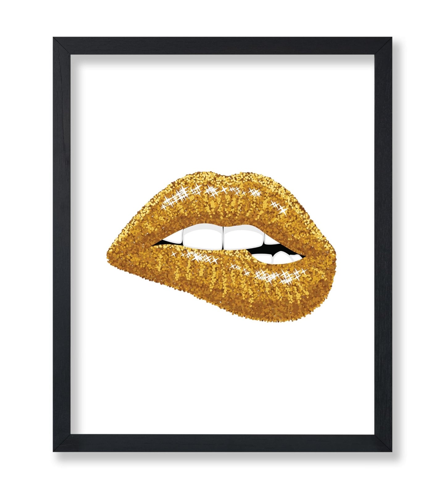 Sparkling Gold Lips