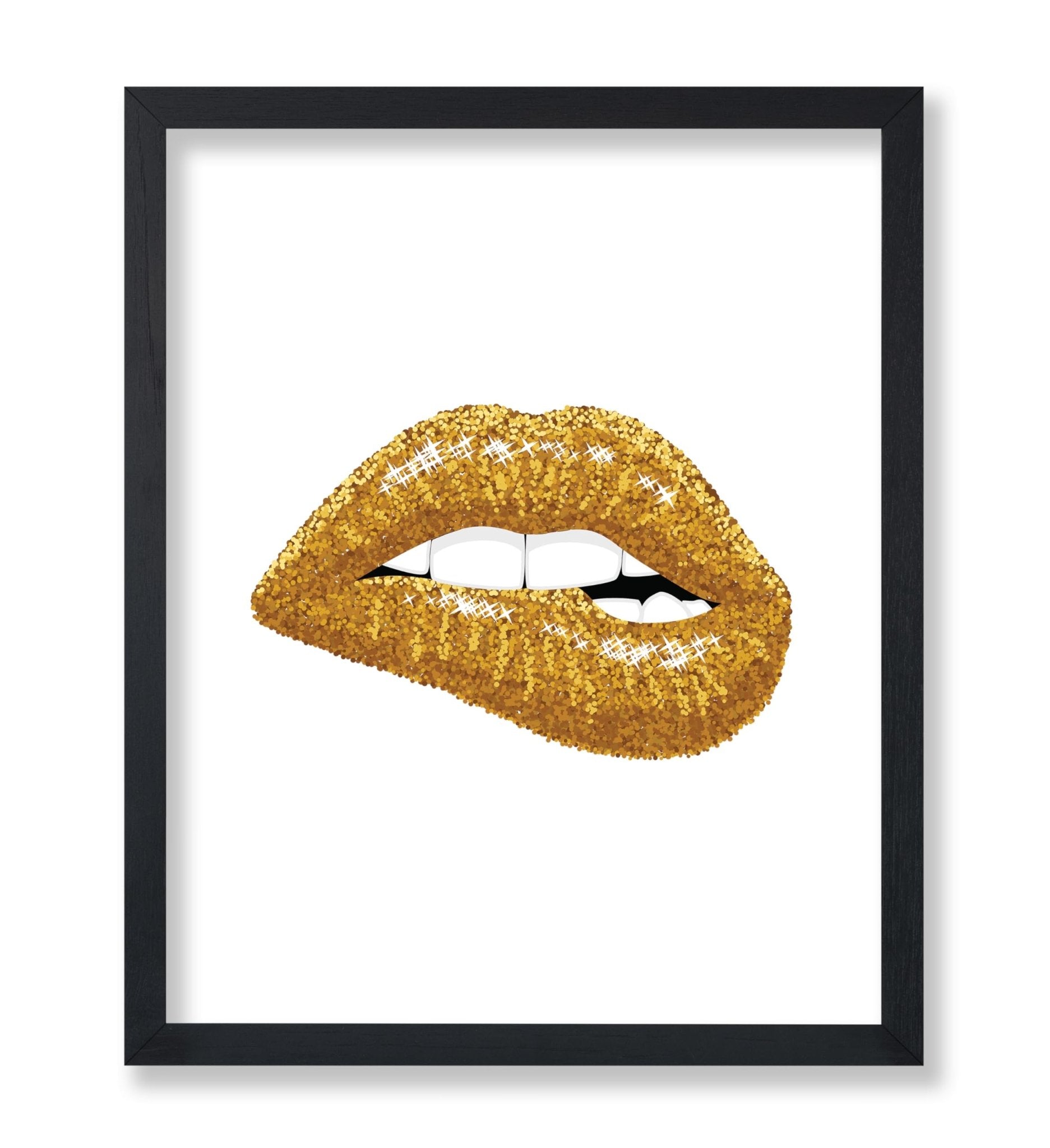 Sparkling Gold Lips