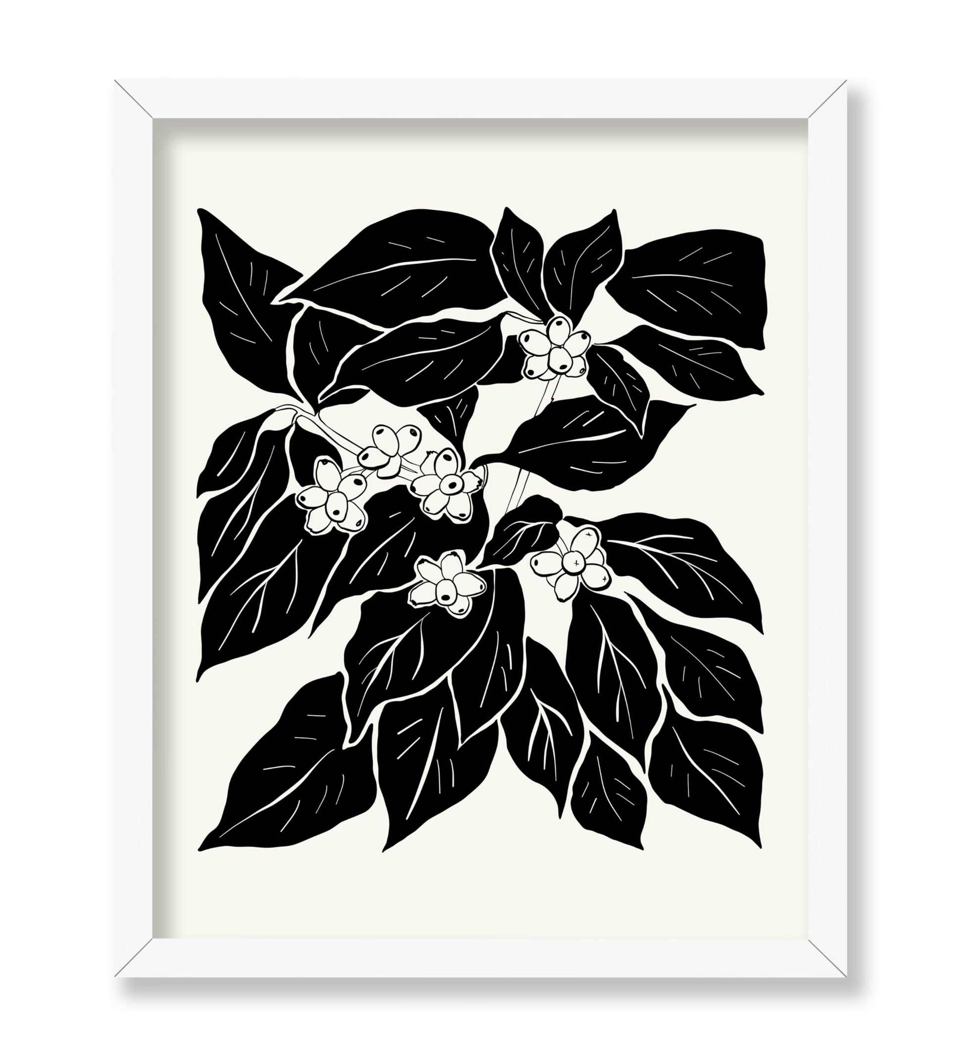 Abstract Plant Illustration