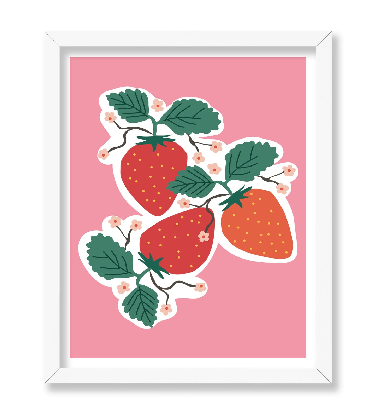 Flower & Strawberry