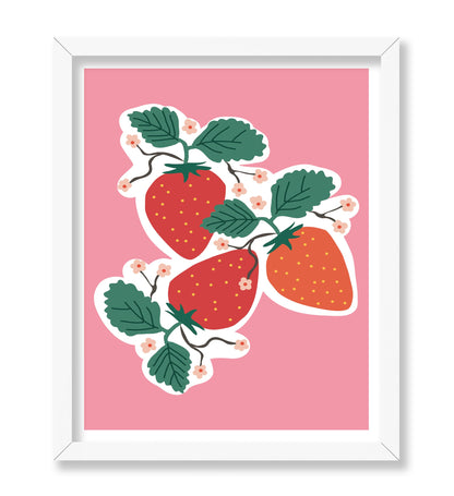 Flower & Strawberry