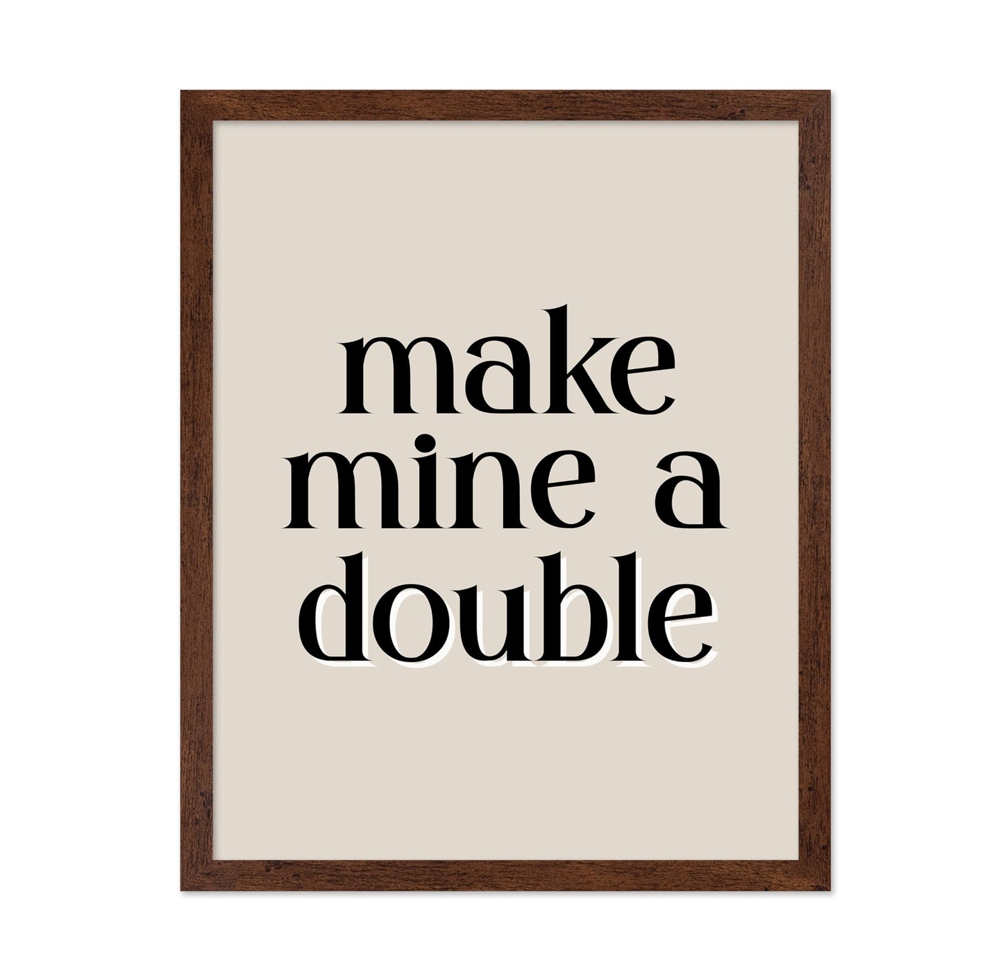 Make Mine a Double No2