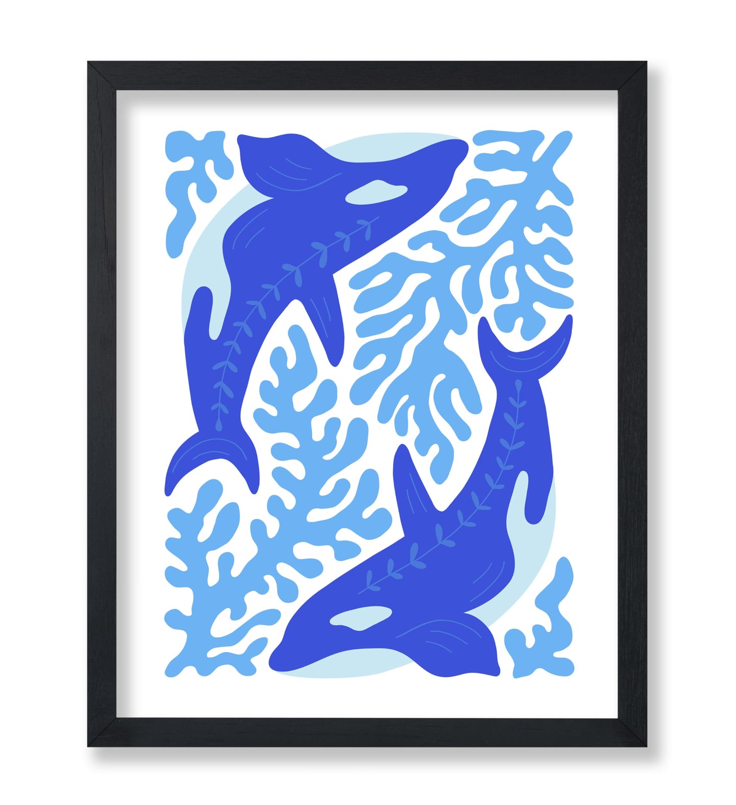 Groovy Blue Orcas