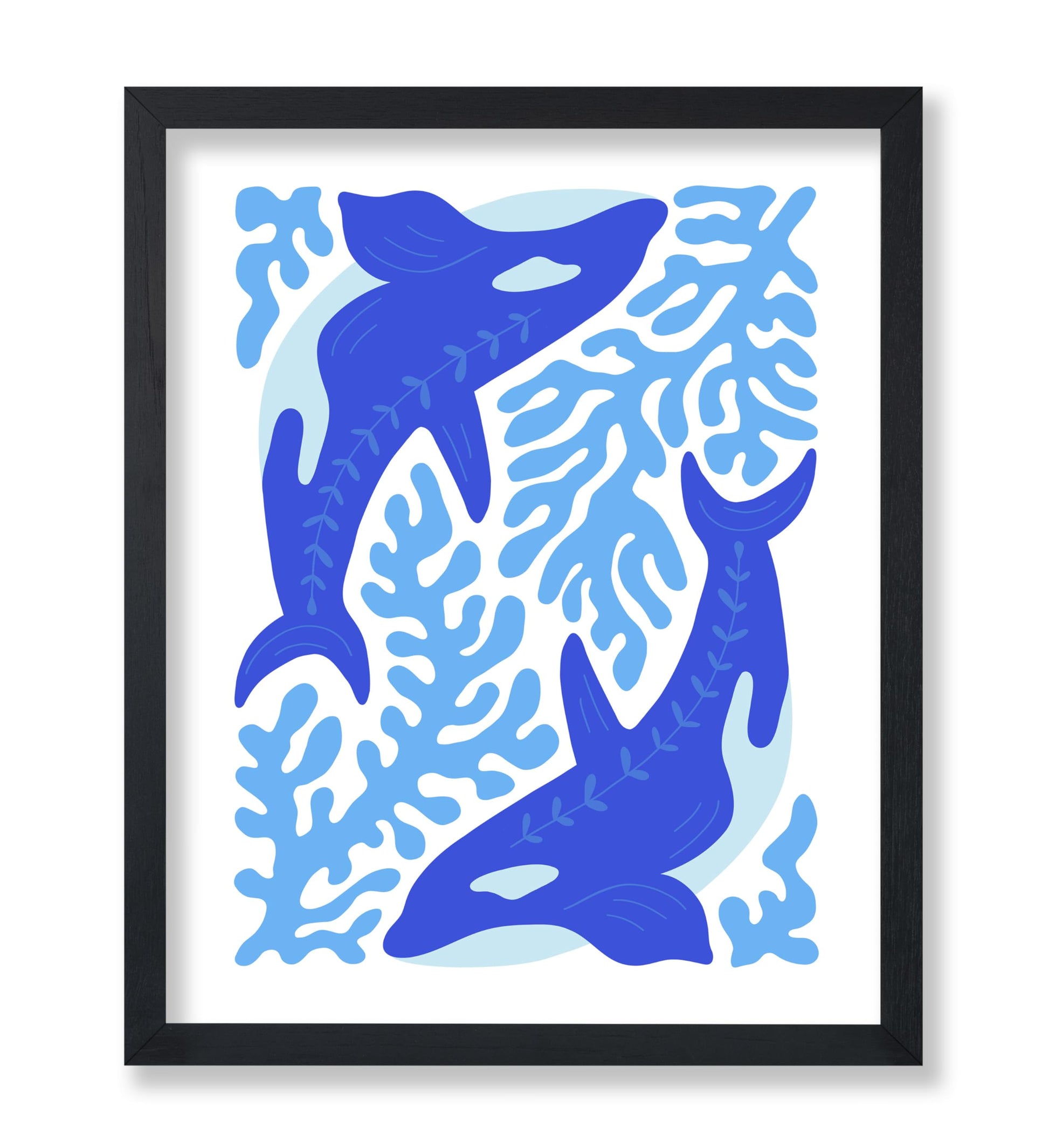 Groovy Blue Orcas