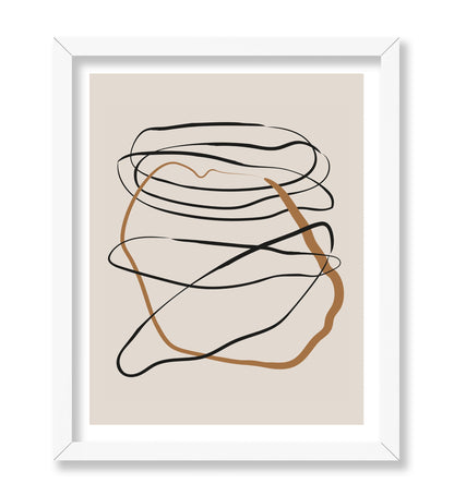 Geometric Lines Brushstroke