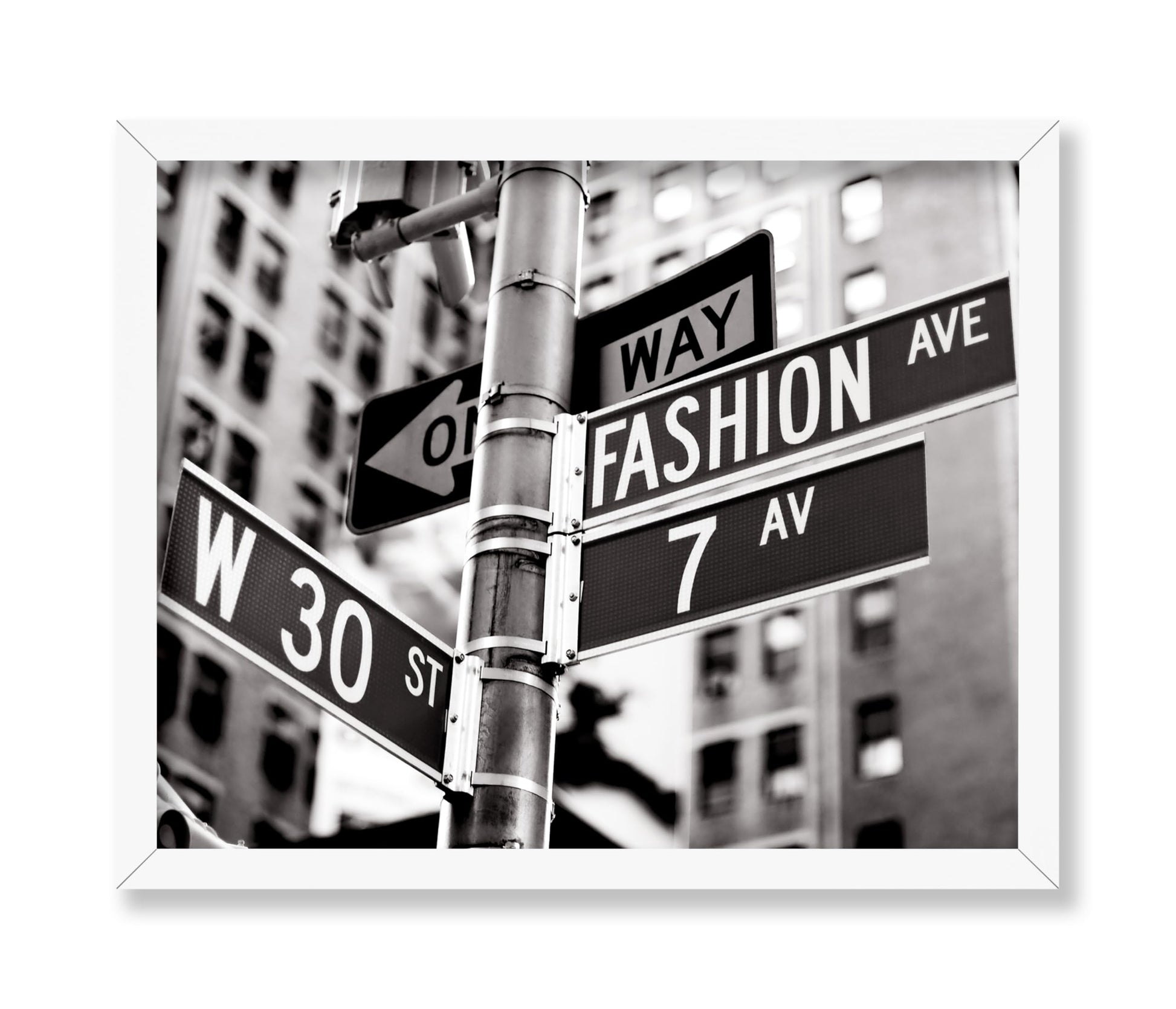 Fashion Avenue Street Sign
