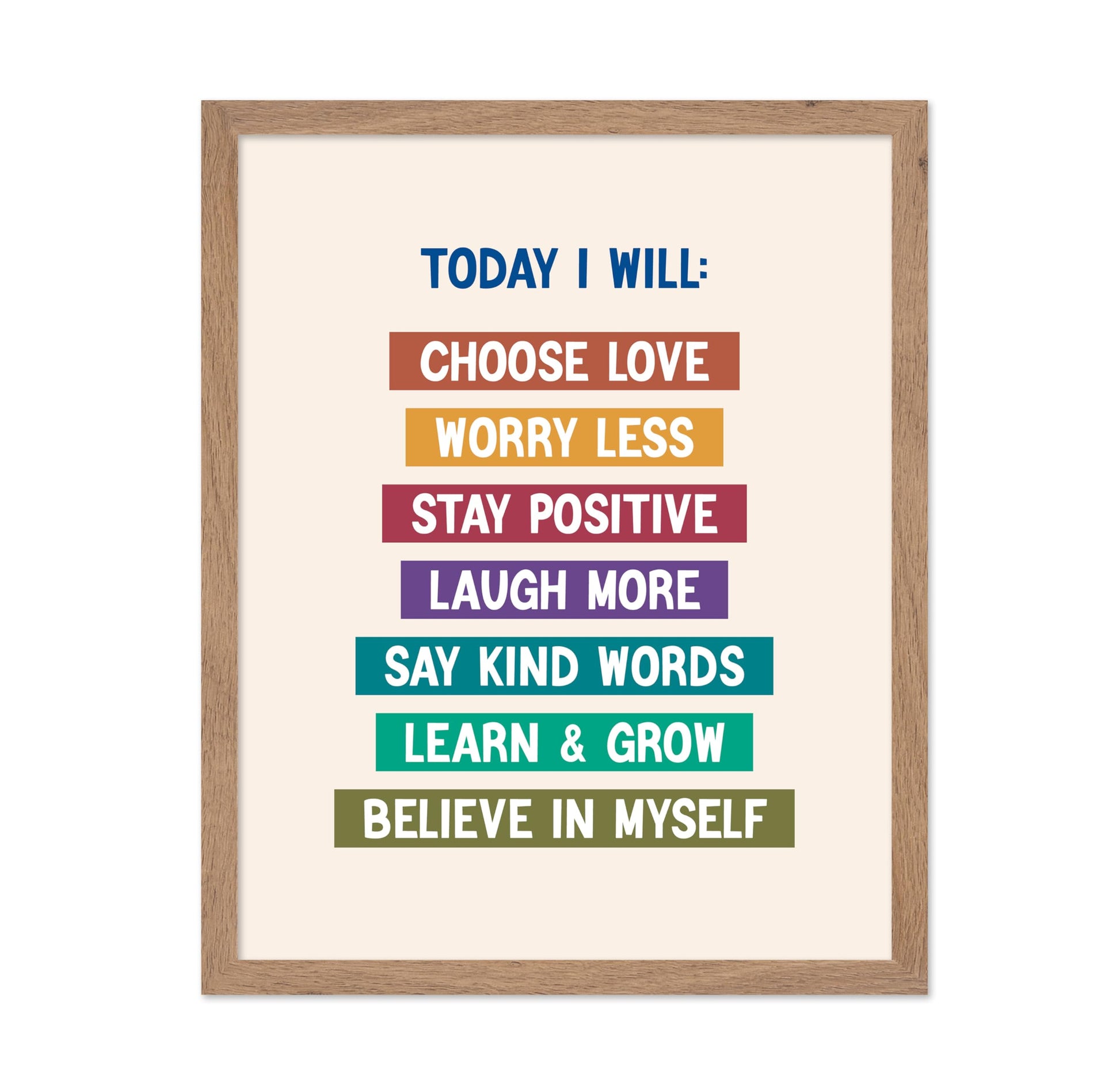 Today I Will