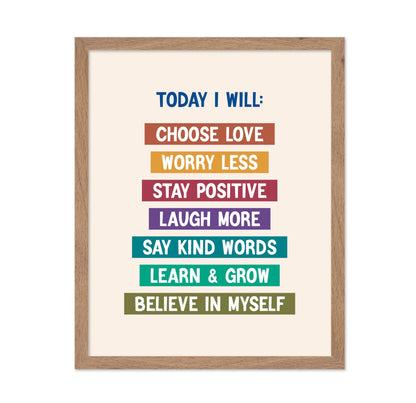 Today I Will
