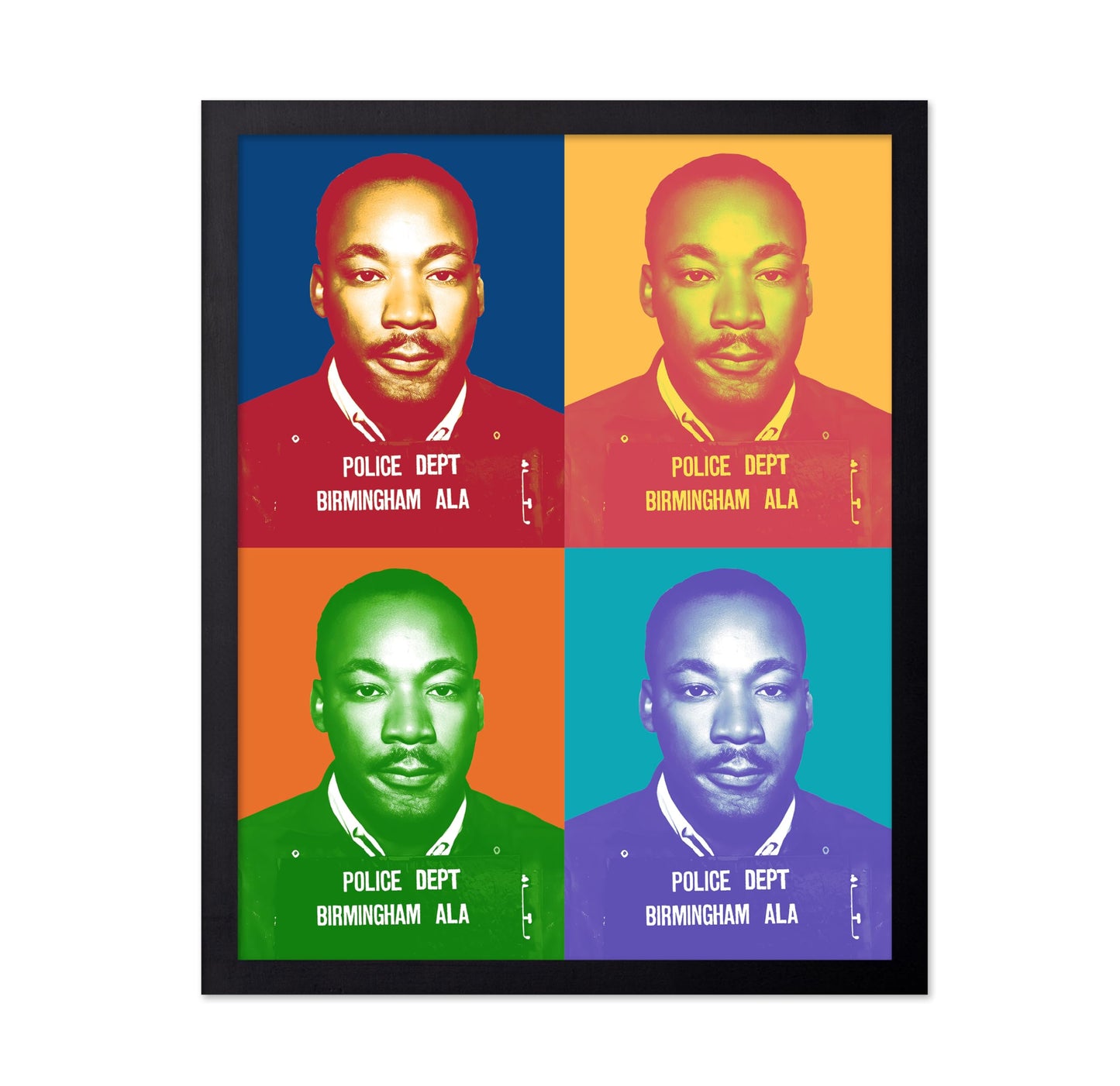 Martin Luther King Mugshot No4