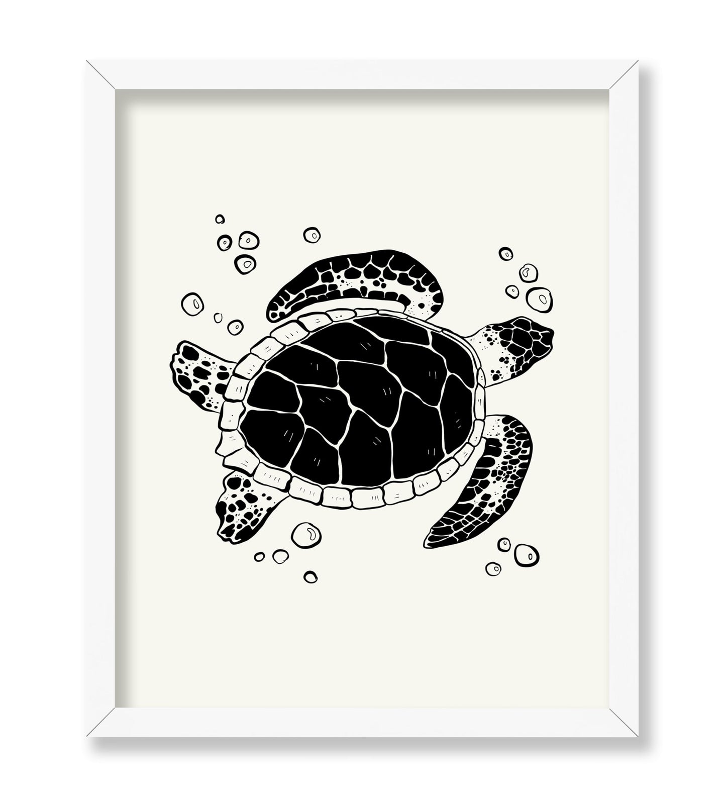 Abstract Sea Turtle