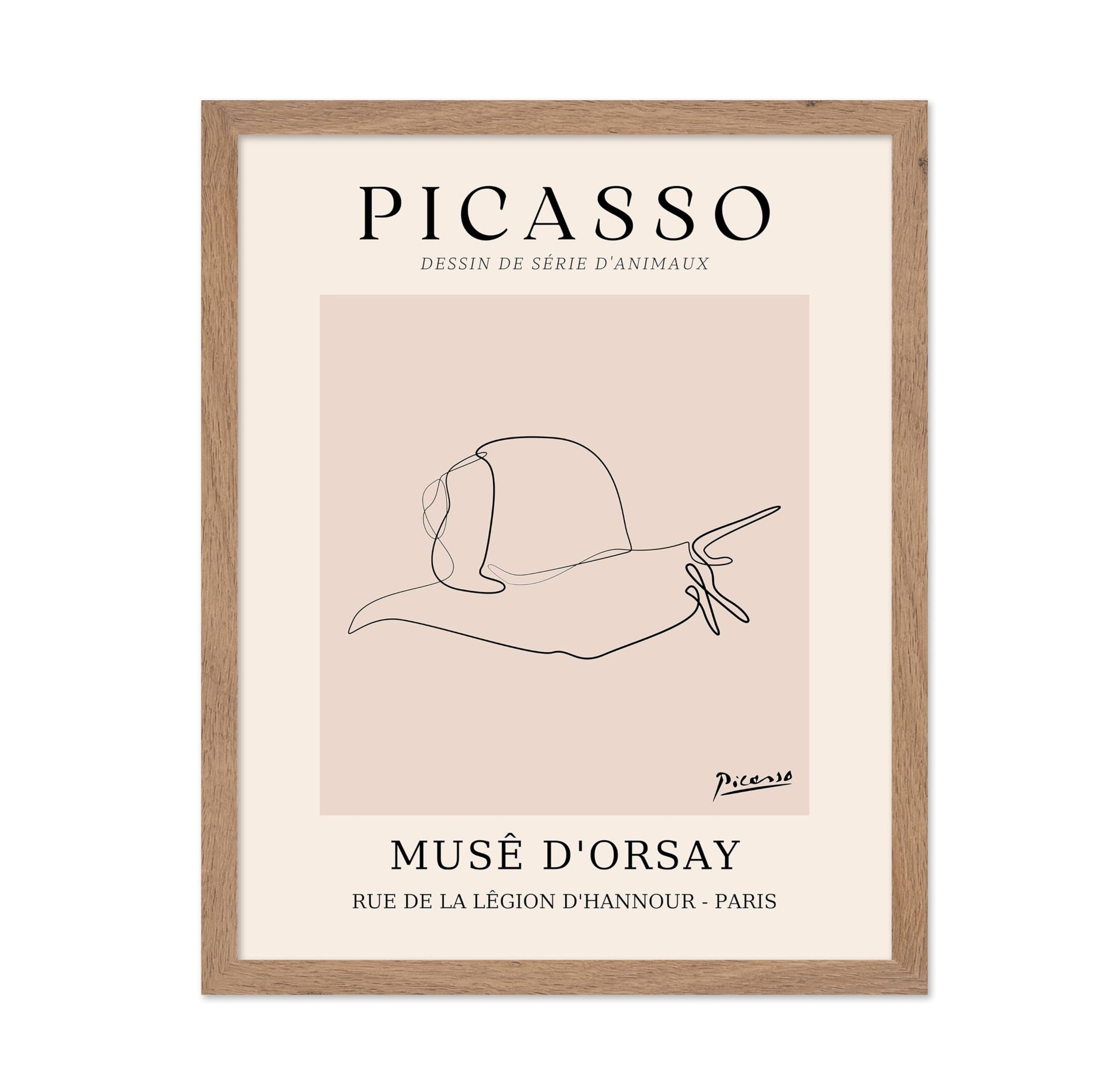 Picasso - One Line Snail Drawing