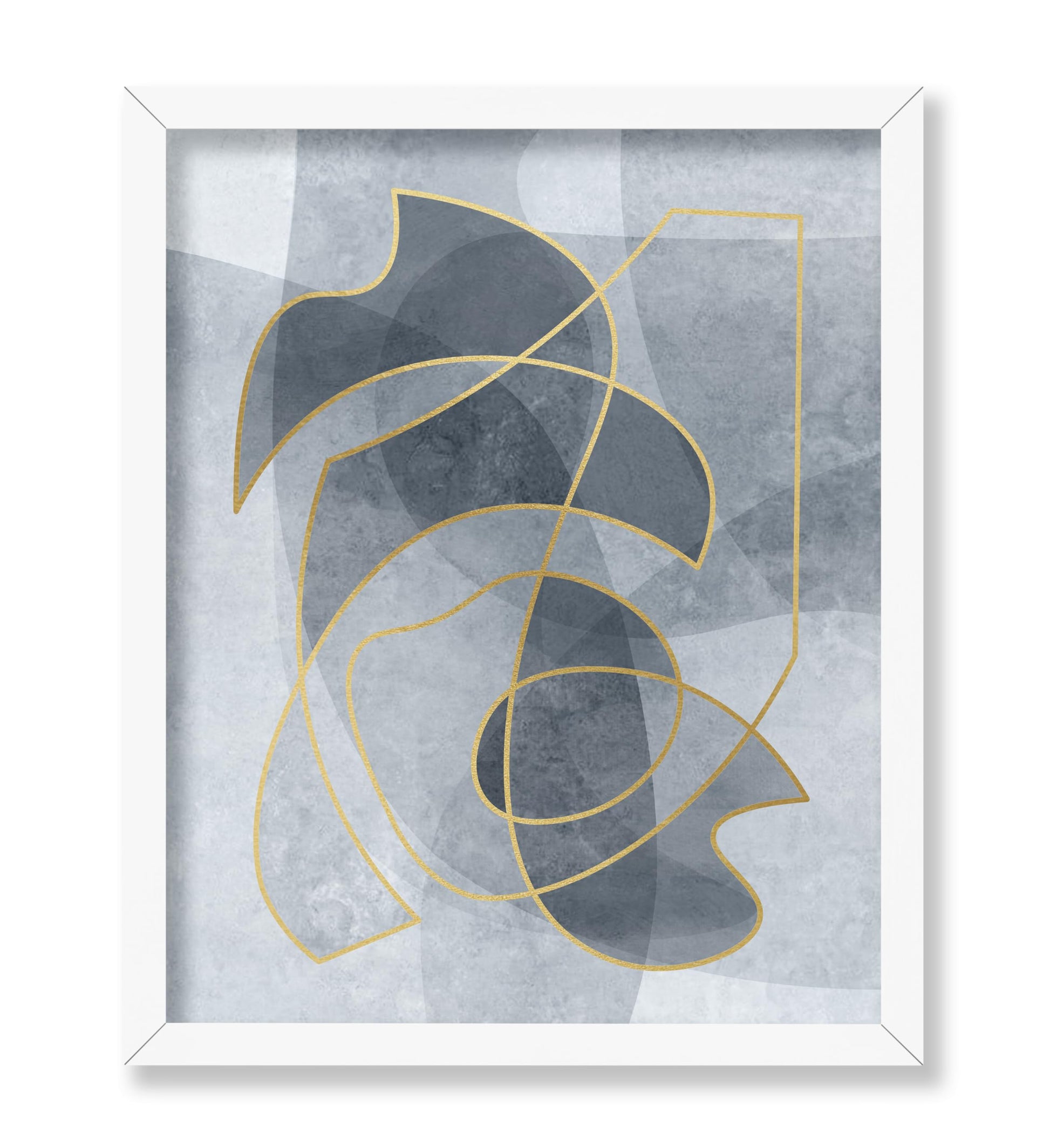 Blue Shapes No1