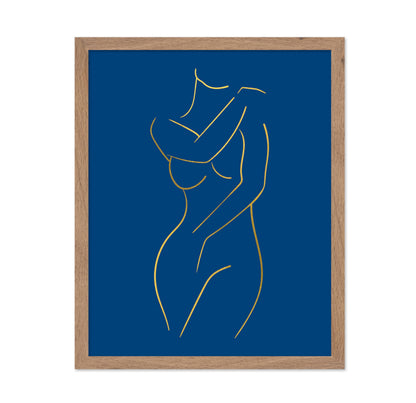 Woman Body Outline No11