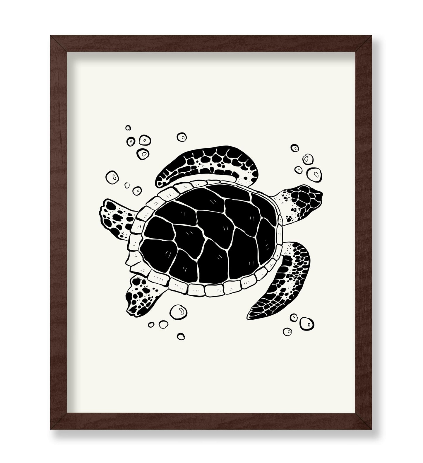 Abstract Sea Turtle
