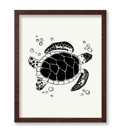Abstract Sea Turtle