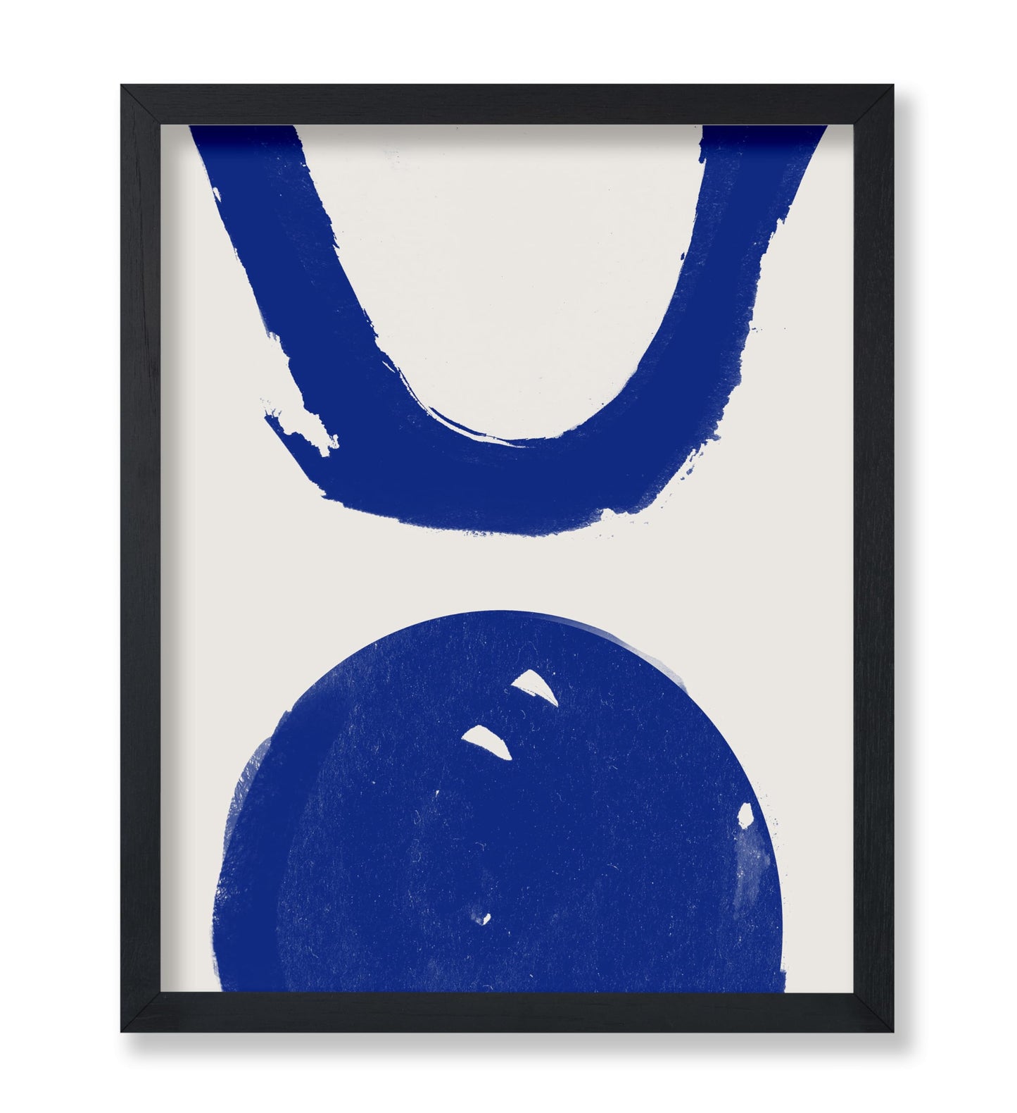Blue Watercolor Circle