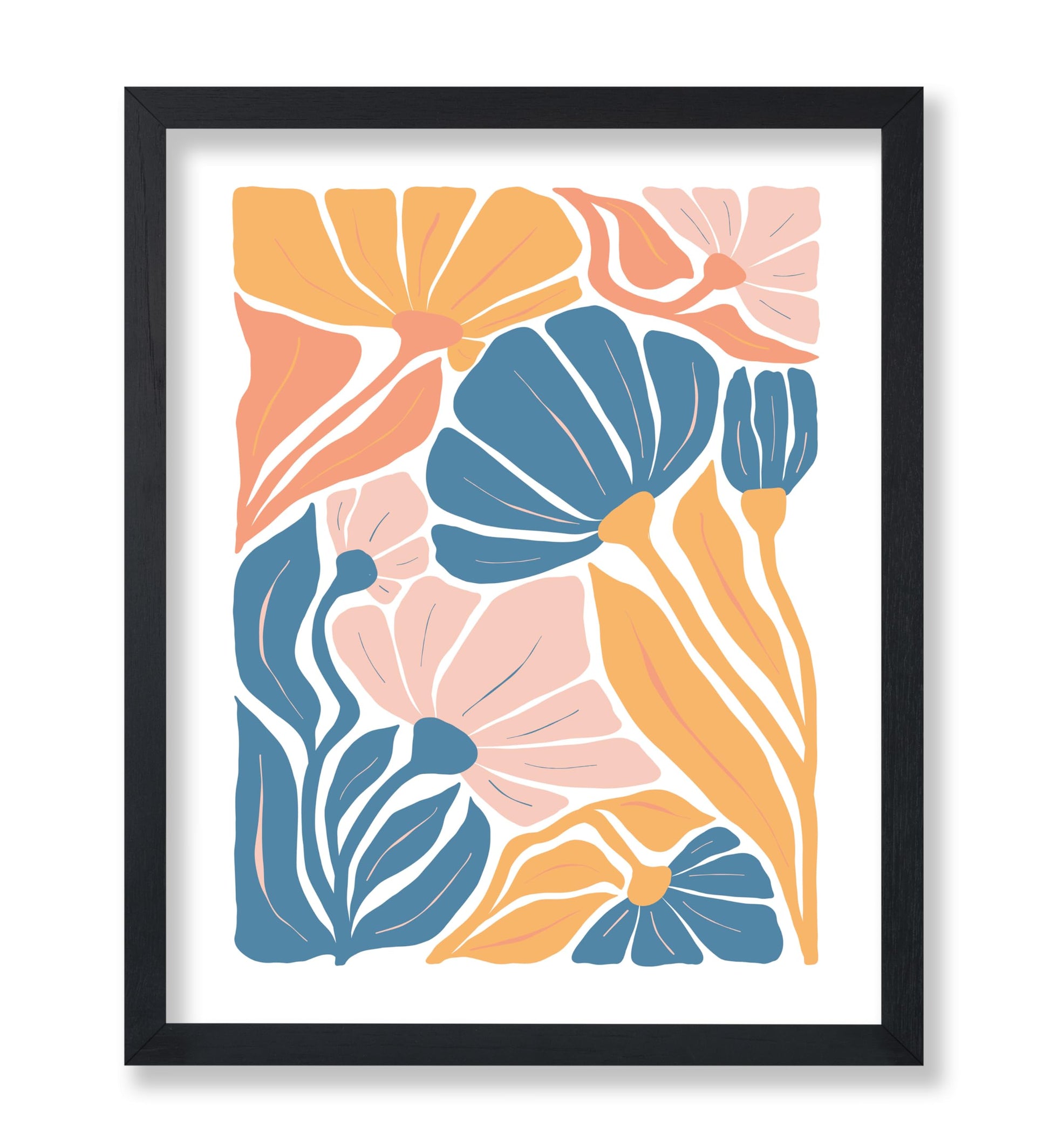 Groovy Pastel Flowers No1
