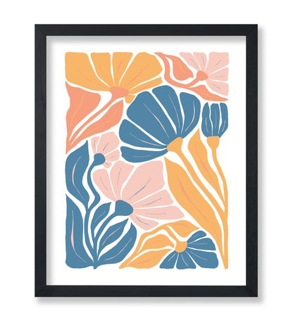 Groovy Pastel Flowers No1