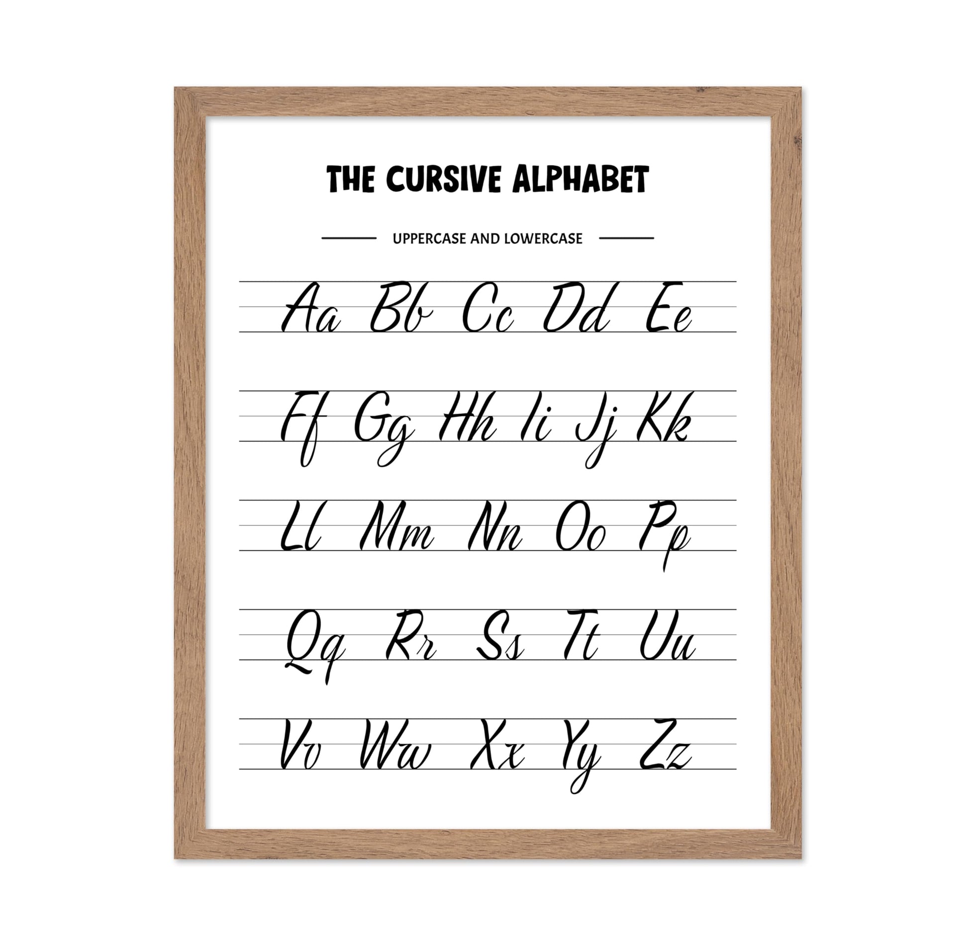 The Cursive Alphabet