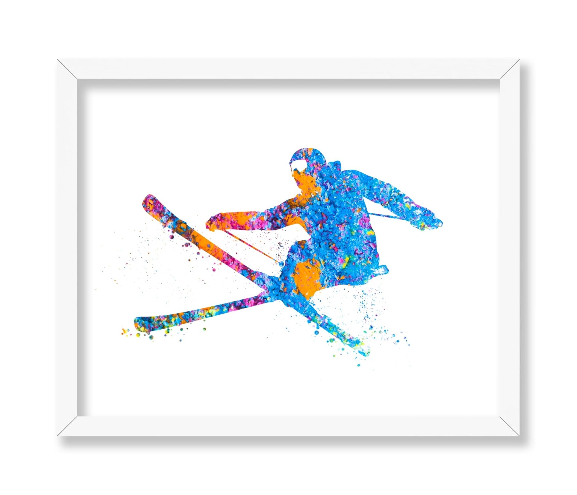 Watercolor Ski No2