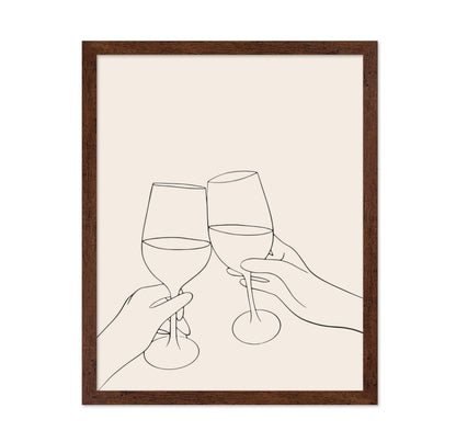 Cheers Line Drawing No7