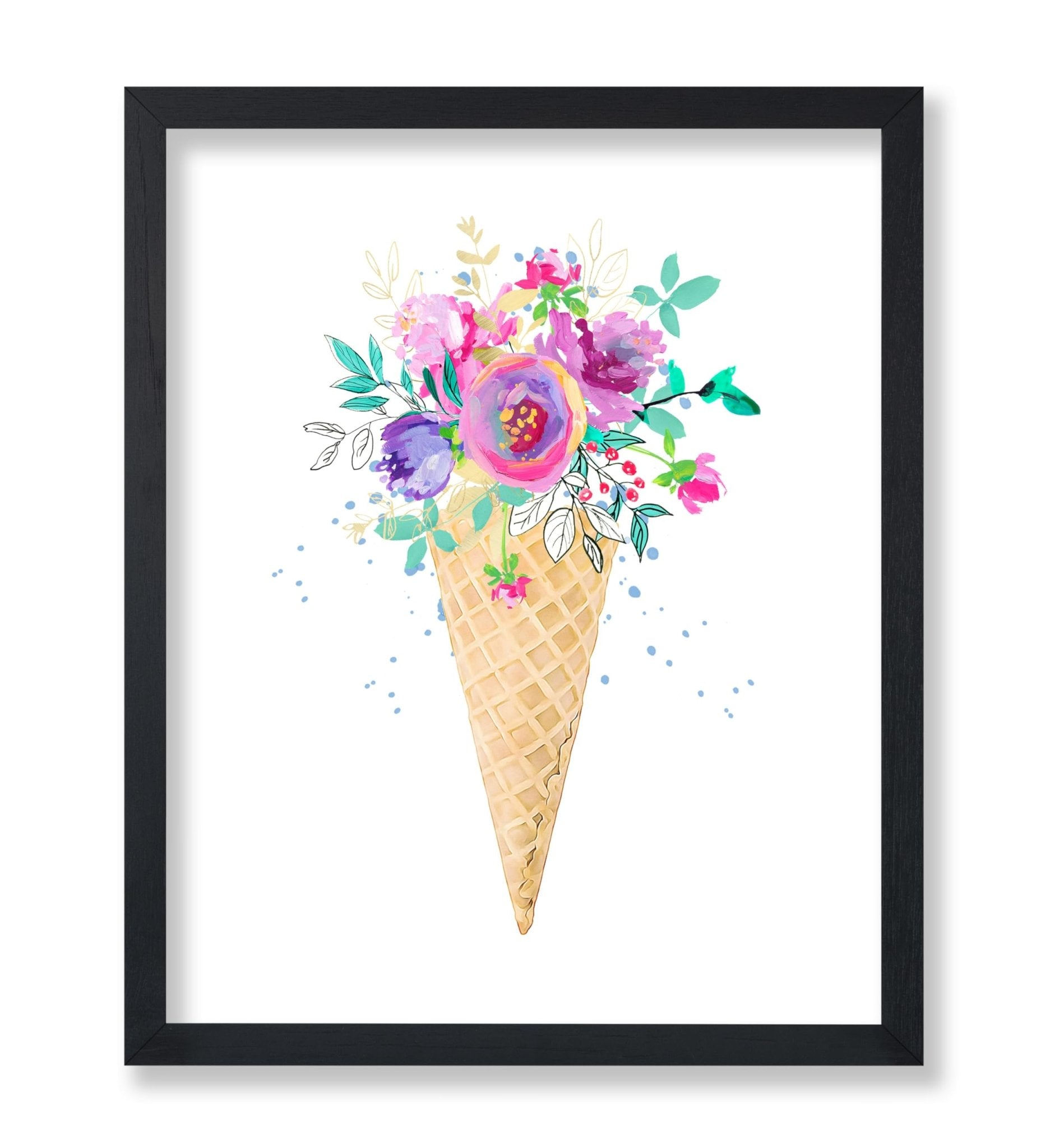 Floral Ice Cream