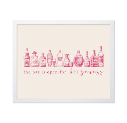 The Bar is Open for Boozeness No3
