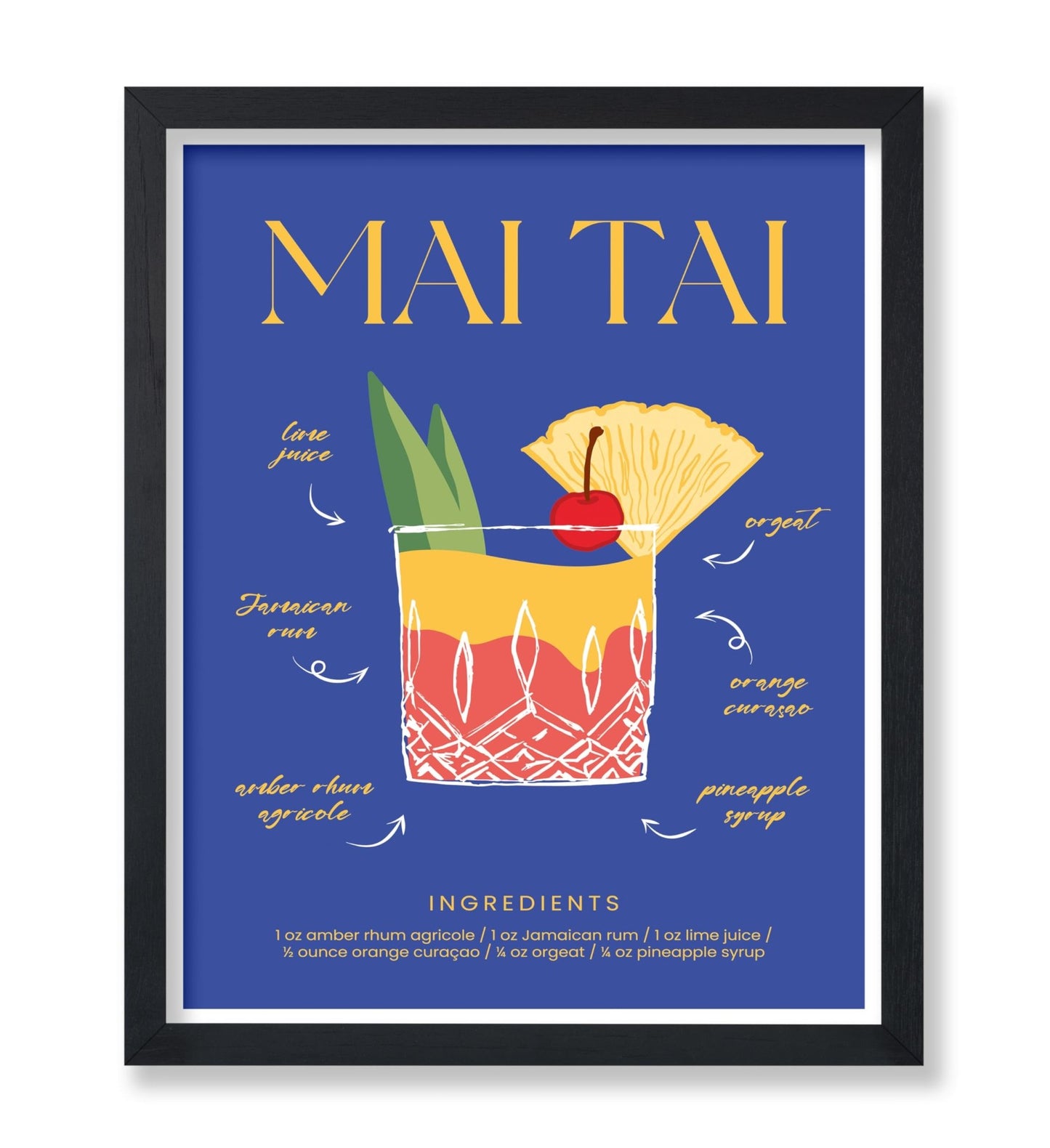 Mai Tai Cocktail Recipe