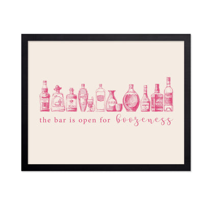 The Bar is Open for Boozeness No3