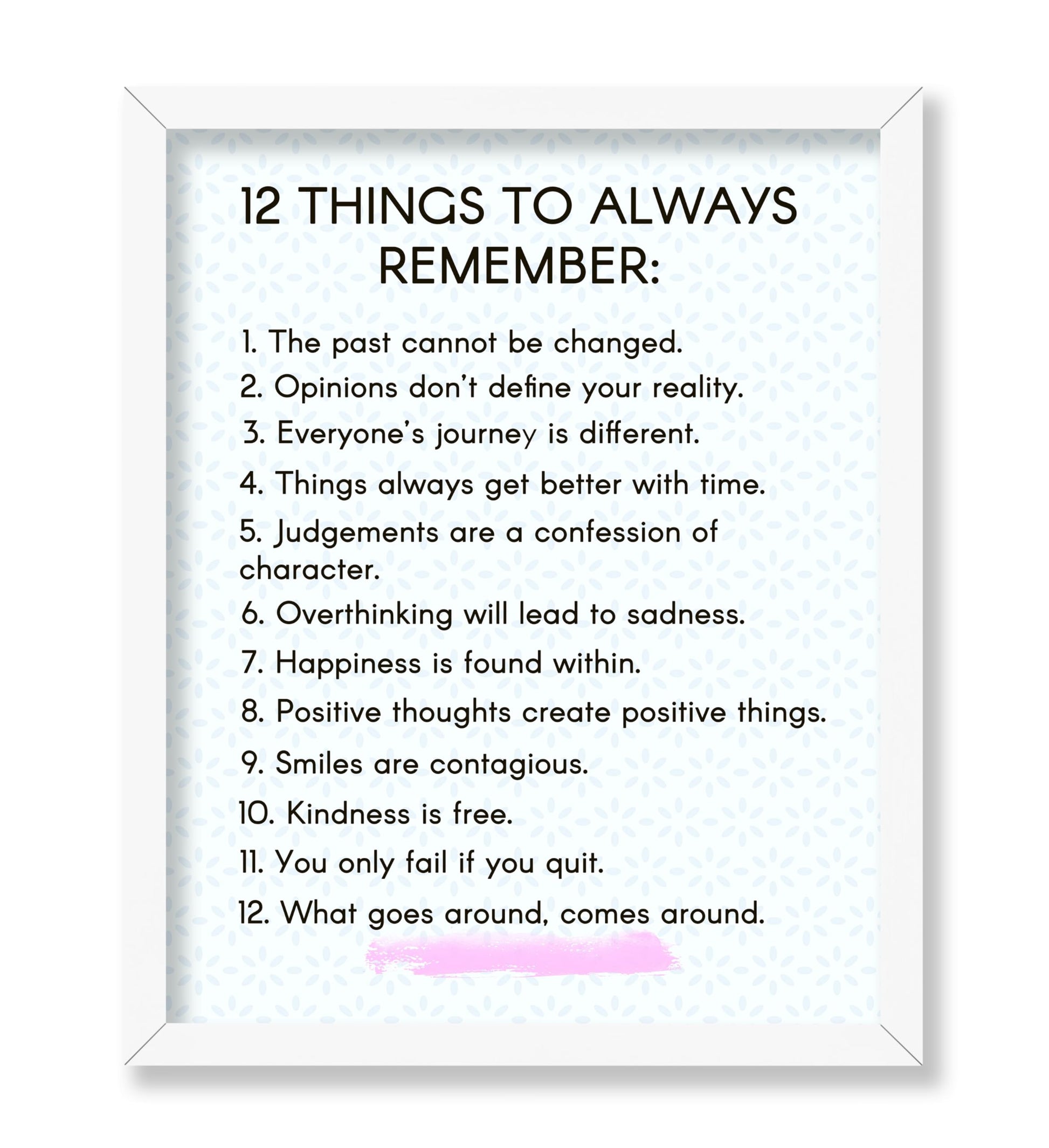 12 Things To Always Remember