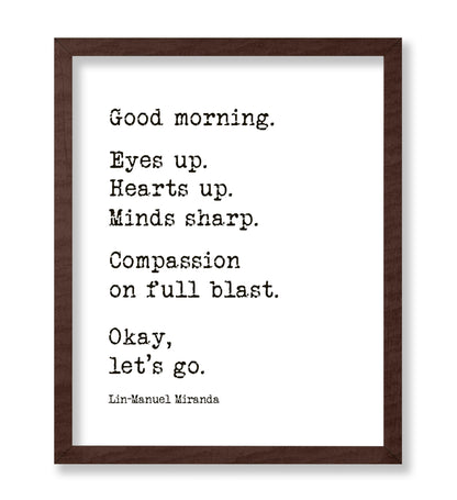 Good Morning