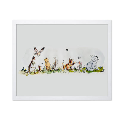 Watercolor Pooh & Friends