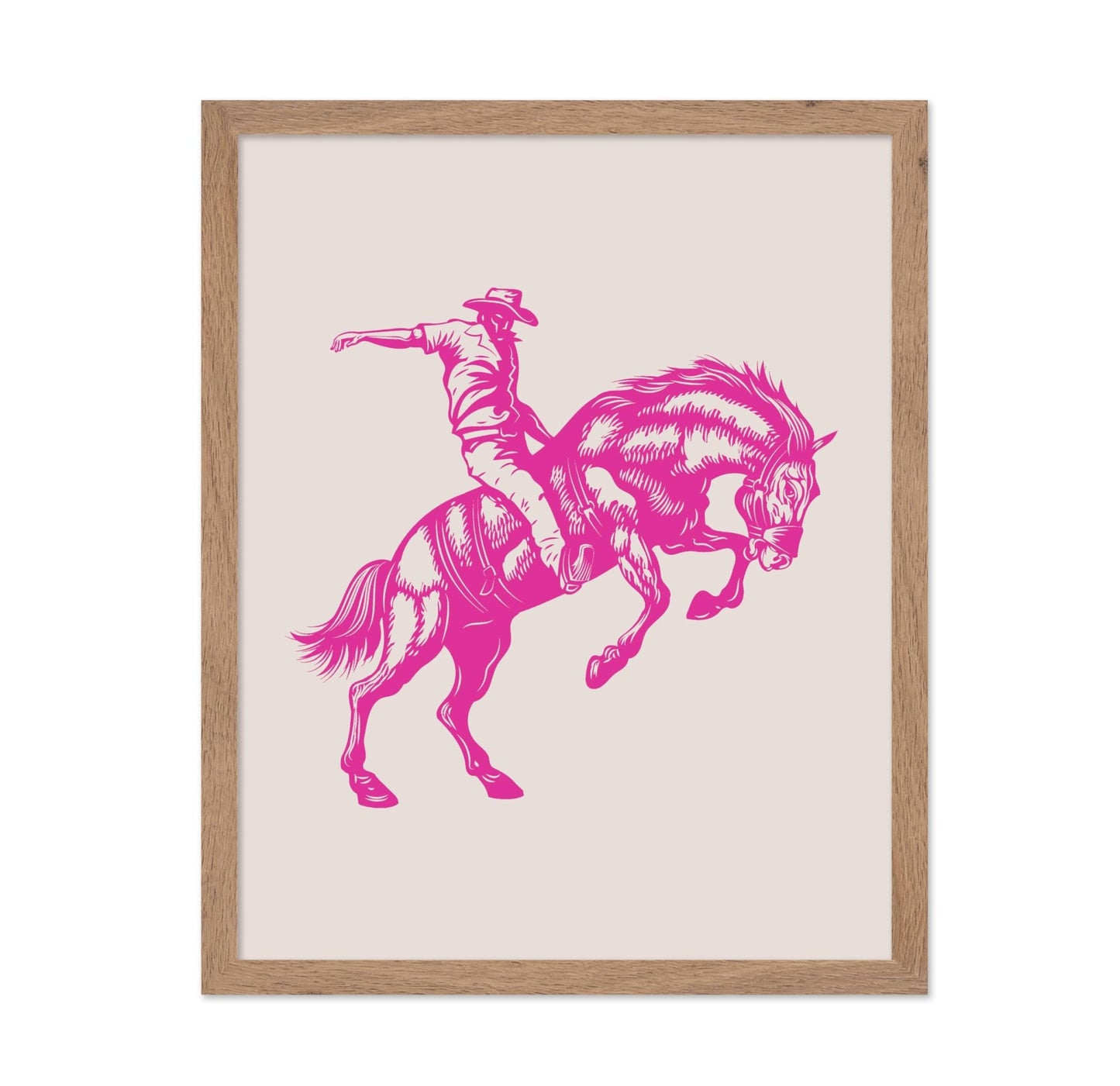 Cowboy on a Bucking Bronco