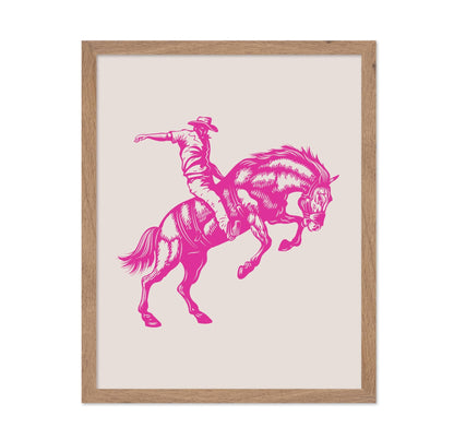 Cowboy on a Bucking Bronco
