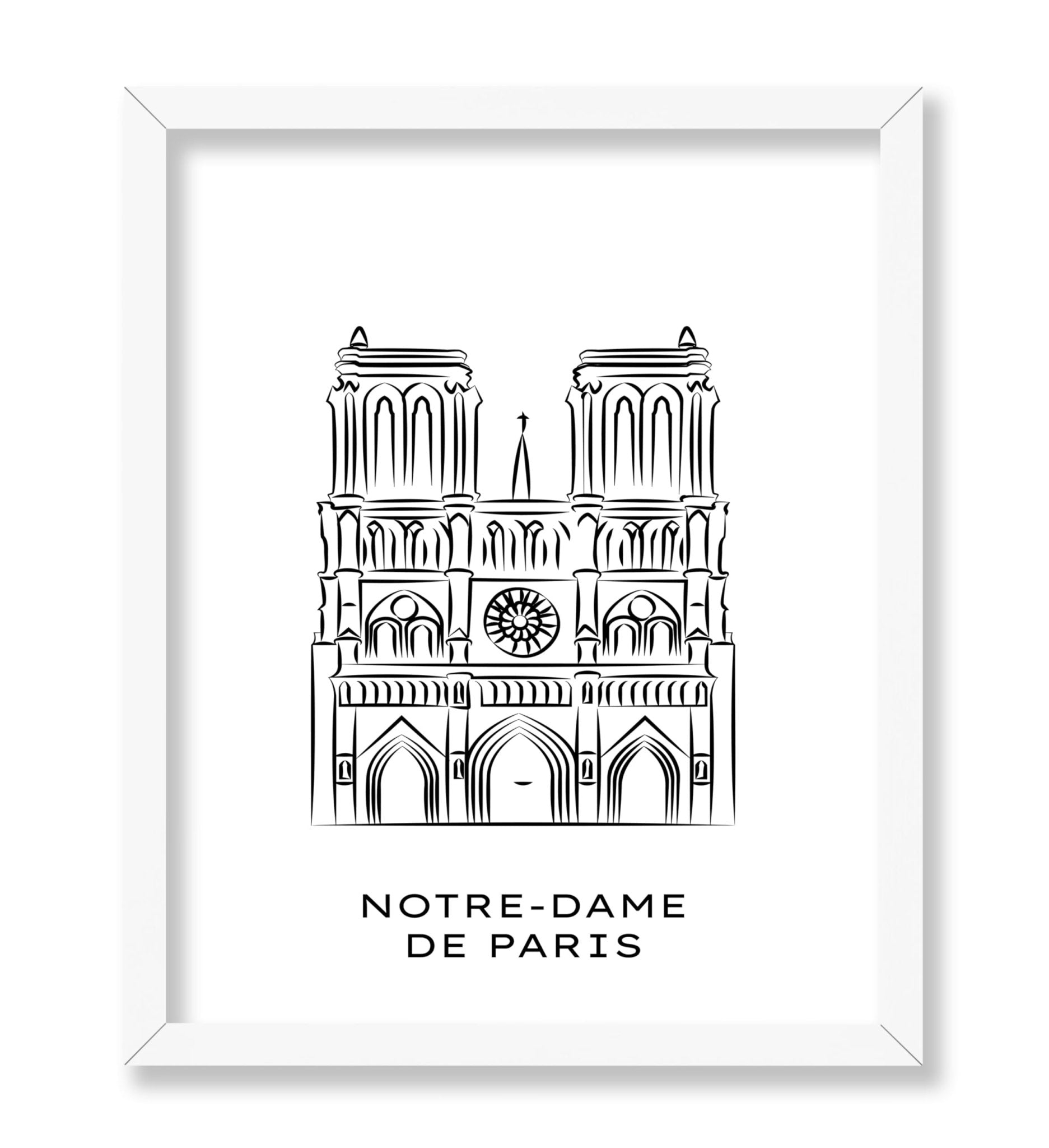 Notre Dame Cathedral Sketch