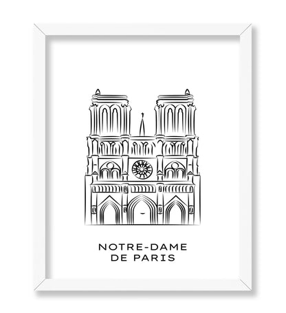 Notre Dame Cathedral Sketch