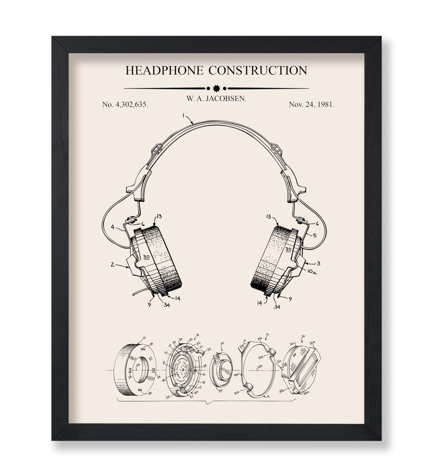 Headphones Blueprint No2