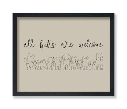 All Butts are Welcome No1
