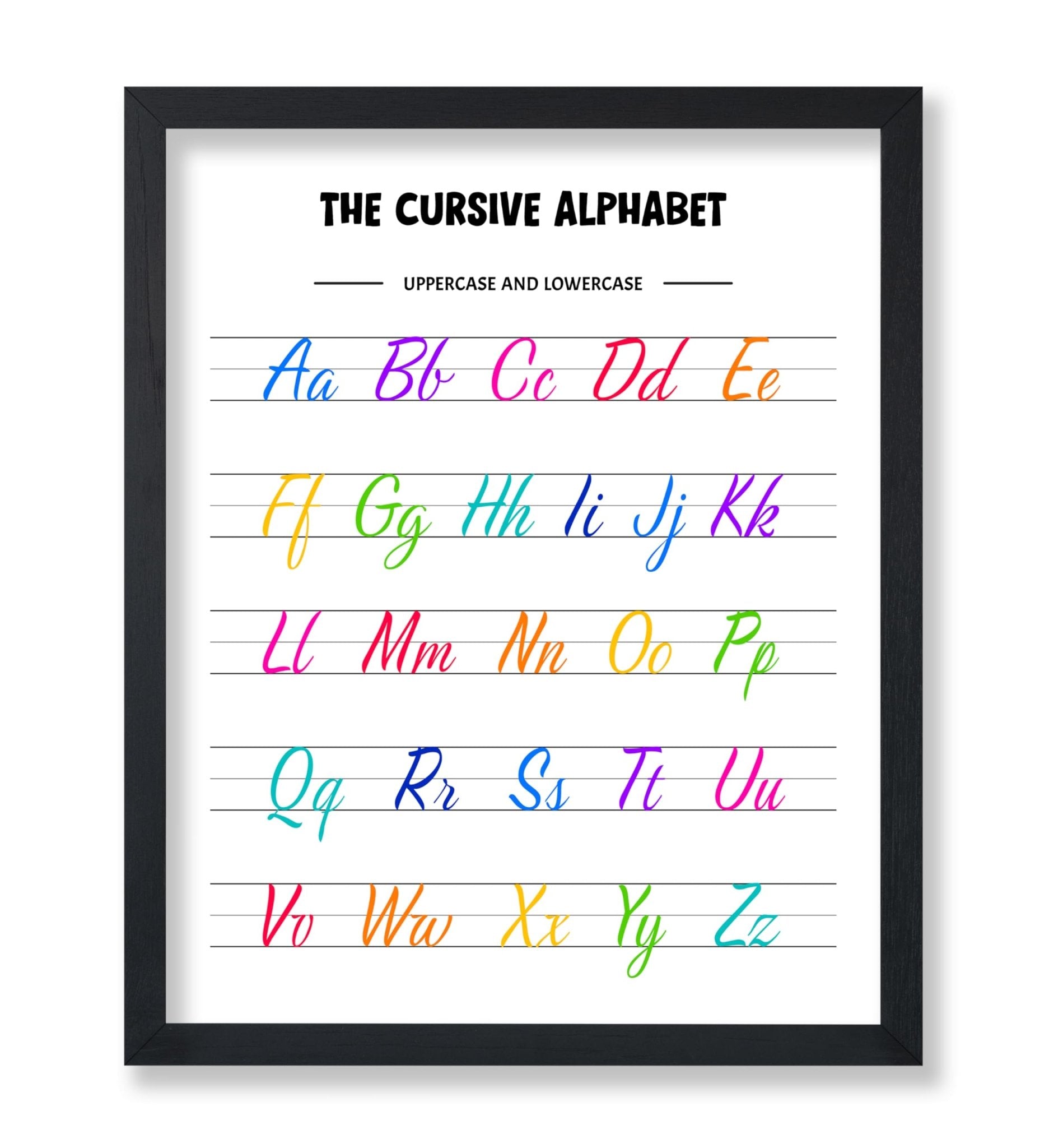 Cursive Alphabet