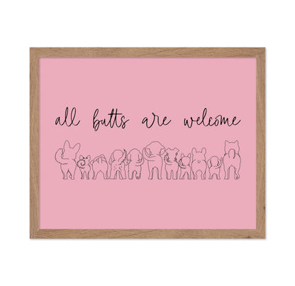 All Butts are Welcome No3
